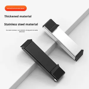 Nouveau déflecteur de porte anti-collision en acier inoxydable pour usage domestique, avec fixation magnétique, protections de sécurité, amélioration de l'habitat, vente en gros - Product Image 6