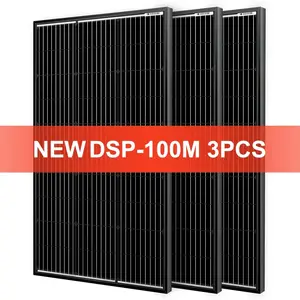 Grosir panel energi surya 200W panel surya monokristalin fleksibel panel surya