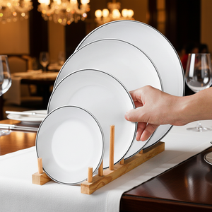 Vajilla de Melamina de Alta Gama, Personalizable y Sostenible, con Platos Blancos, Apta <span class=keywords><strong>para</strong></span> <span class=keywords><strong>Restaurantes</strong></span> y Hoteles - Product Image 1