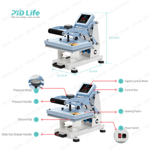 Pyd cuộc sống <span class=keywords><strong>8</strong></span> trong <span class=keywords><strong>1</strong></span> combo Tumbler Hip Flask tấm phẳng bút hat thăng hoa máy <span class=keywords><strong>in</strong></span> chuyển <span class=keywords><strong>8</strong></span> trong <span class=keywords><strong>1</strong></span> máy ép nhiệt cho T-Shirt - Product Image 3
