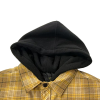 Veste en flanelle à carreaux épais et chauds pour hommes, chemise doublée à manches longues, fermeture éclair, grande taille, manteau polaire S-5XL