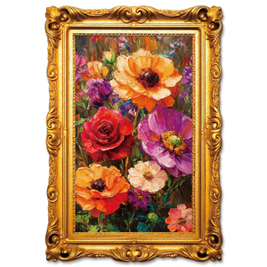 Rompecabezas de Madera Irregular con Diseño Floral para Decoración del Hogar - Product Image 1