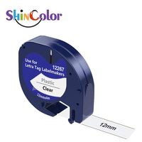 ShinColor 12mm X4m Pita Label PET Kompatibel dengan Printer /HP/ Garansi 24 Bulan Mudah Dikelupas (Tersedia)