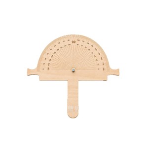 Outil de mesure d'angle en bois, rapporteur de précision à 180 degrés pour la construction et l'artisanat - Product Image 5