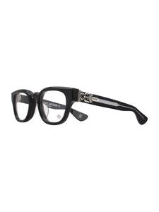 Monture de lunettes d'ordinateur transparente Chrome Hearts Cross <span class=keywords><strong>Christian</strong></span> Classic pour femmes et hommes, verres anti-lumière bleue - Product Image 2