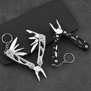 Paslanmaz çelik çok fonksiyonlu açık katlanır katlanabilir yeni taşınabilir bıçak mini balık pense bıçak aracı anahtarlık ile - Product Image 2
