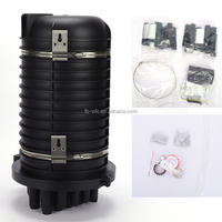 IP68 Outdoor 288 Cores Fiber Optic Splice Closure 17 Ports Heat Shrinkable Type Dome Fiber Joint Closure Waterproof FOSC