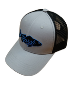 Casquette de baseball unisexe été 2024, logo personnalisé, broderie à la main, 5 panneaux, 100% polyester respirant, réglable, noir Oxford à pois