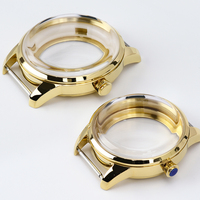 Vente en gros d'usine - Boîtier de montre de plongée en acier inoxydable 33/40,6 mm avec verre minéral trempé pour mouvement Seiko NH34 NH35 NH36 NH38 5 ATM