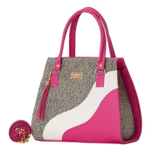 Bolso de Yute para Mujer Buganvilia de Fana Harlow, Bolso de Moda Ecológico con Borla, Bordado y Decoración de Letras para Uso Diario - Product Image 4