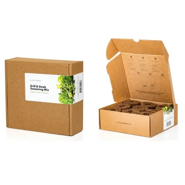 사용자 정의 골판지 화분 라이브 식물 배송 포장 상자