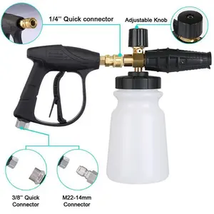 Pistola de Espuma para Autos de Alta Resistencia con Tapa Grande y Cañón de Espuma Gruesa para Lavadora a Presión de 1000-3200 psi, Limpieza de Autos a Alta Presión - Product Image 2
