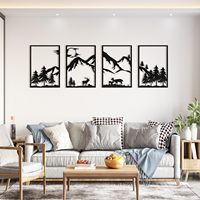 Dekorasi dinding logam Modern, hiasan dinding unik gantung emas, kerajinan seni rumah ruang tamu, dekorasi logam untuk ruang tamu