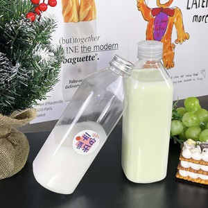 Chai nhựa trong suốt 32oz 1000ml 1 lít có nắp, cốc đựng đồ uống tái sử dụng, lọ, hộp đựng, chai nước ép rỗng, nắp chai - Product Image 6