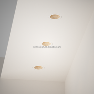 Pantheon Design Modern Downlight Material de yeso respetuoso con el medio ambiente para la instalación en el techo de la sala de estar interior - Product Image 2