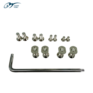 Tornillos ligeros de alta resistencia para base de mástil de aluminio, foil, hidrofoil, roscado M8 M6 para tablas de surf - Product Image 1