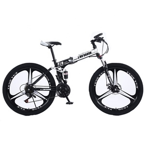 KWO venta al por mayor precio barato casco Popular hombres deportes asiento marco Pedal ruedas nuevas bicicletas plegables <span class=keywords><strong>26</strong></span> pulgadas bicicleta de montaña de carbono - Product Image 4
