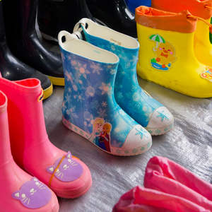 批发二手儿童一级皮制雨靴 - Product Image 2