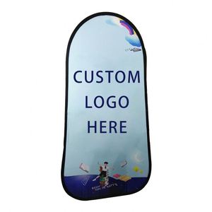 Oferta Especial: Banner Triangular Plegable Portátil de Alta Calidad con Logotipo Personalizado para Ferias Comerciales - Product Image 1