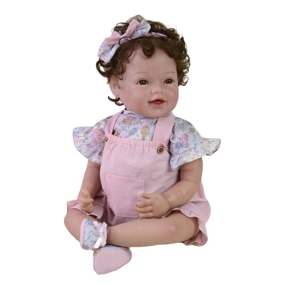 女の子はおもちゃの人形を再生します生まれ変わった人形の赤ちゃんメーカーのドレスアップ人形の服セット卸売ソフトラブリーBB生まれ変わったシリコンユニセックス型