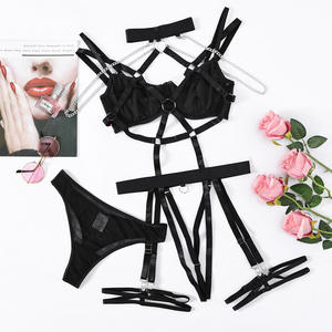 Manufacture Hot Sell Wholesale Lingerie Set Lenceria Para Mujer Custom Label Logo Women Bondage Bodysuit - Product Image 6