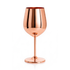 Verre à Moscow Mule en acier inoxydable plaqué cuivre, écologique, portable, avec paille métallique, isolé, pour cocktails, bière, café, boissons glacées - Product Image 1
