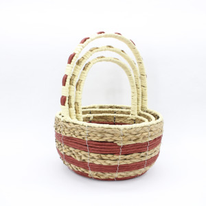 Runder Papiers eil mit hohem Griff <span class=keywords><strong>Pussy</strong></span> Mixed Multi color Hochwertiger Blumen korb Aufbewahrung skorb - Product Image 1