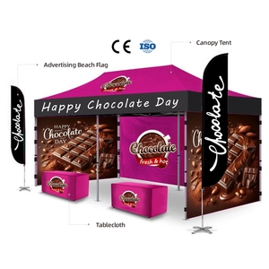 Tùy chỉnh in 10ft 20ft không thấm nước bật lên tán lều cho các sự kiện kinh doanh ngoài trời trong nhà với túi xách - Product Image 1