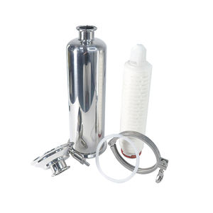 वॉन्सेन 304 स्टेनलेस स्टील त्वरित-फिट सीधे-फिट के माध्यम से माइक्रोपोरस पाइपलाइन फिल्टर और 226 कनेक्शन के साथ - Product Image 2