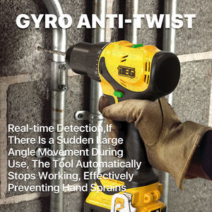 Furadeira Elétrica Portátil DEGLASERS com 2 Baterias de Íon de Lítio 2500mAh, Furadeira/Parafusadeira Sem Fio de Alto Torque - Product Image 3