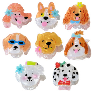 Pince à cheveux enfant style Corgi Dalmatien, motif animal mignon de dessin animé, accessoire pour franges et cheveux latéraux - Product Image 5