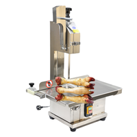 Scie à Os et Découpeuse de Viande Commerciale J210 Semi-Automatique Multifonctionnelle pour Poulet Congelé, Chèvre et Bœuf