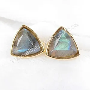 ZG0101 Natural Labradorite earrings for women natural stone earring wholesale