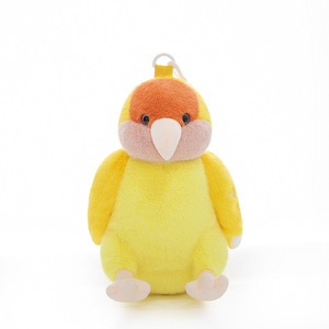 Sac à dos mini réaliste en peluche d'oiseau perroquet mignon, jouet en peluche doux, poupée de dessin animé multifonction en polyester, Saint-Valentin - Product Image 6