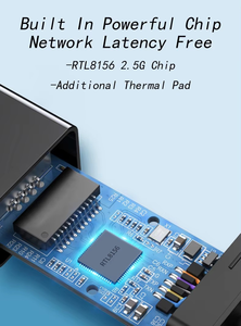 Adaptateur convertisseur MT-VIKI type <span class=keywords><strong>c</strong></span> <span class=keywords><strong>usb</strong></span> vers rj45 cat 5e/6 ethernet <span class=keywords><strong>lan</strong></span> 2500Mbps - Product Image 6