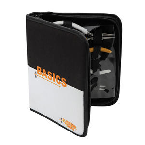 Ensemble de pinces Durston Basics 5 pièces 130 mm avec ressort, kit de pinces pour la fabrication de bijoux avec étui à fermeture éclair et poignées bicolores - Product Image 3