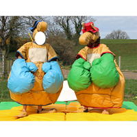 Jeu de combat populaire Gear Kangourou Sumo Wrestling Suit, 2xAdult Sumo Suits, Kangourou Boxing Suits Sets