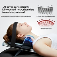Dispositif de traction cervicale Luomai pour usage domestique – Soutien de la nuque contre l'inclinaison avant et l'arche inversée, attelle de correction et d'étirement