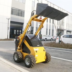 Powerful Mini Compact <b>Wheel</b> Skid Steer <b>Small</b> Track Skid Steer with EPA CE 5 Engine for Construction Farm Garden Sale - Product Image 5