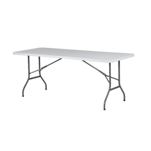 Mesas Plegables de Plástico HDPE de 6 pies/183*76*74 cm, Material Nuevo, Venta al por Mayor de Fábrica, para Restaurante, Comedor, Fiesta, Camping - Product Image 4