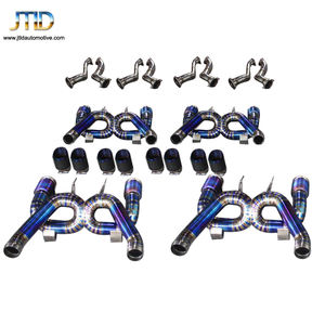 JTLD फैक्टरी सीधे प्रदर्शन सीधे पाइप टाइटेनियम निकास Catback मैकलारेन 720 एस के लिए - Product Image 3