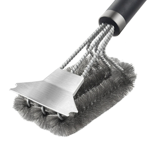 Cepillo para Barbacoa <span class=keywords><strong>de</strong></span> Acero Inoxidable con Raspador, Herramientas <span class=keywords><strong>de</strong></span> Limpieza <span class=keywords><strong>de</strong></span> <span class=keywords><strong>Parrillas</strong></span> Metálicas, <span class=keywords><strong>Limpiador</strong></span> <span class=keywords><strong>de</strong></span> <span class=keywords><strong>Hornos</strong></span> para Barbacoa - Product Image 2