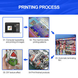 أفلام طباعة Goosam عالمية قوية اللصق بتقنية UV DTF PET للطباعة على الأفلام بعرض 30 سم و60 سم وطول 328 قدم - Product Image 3