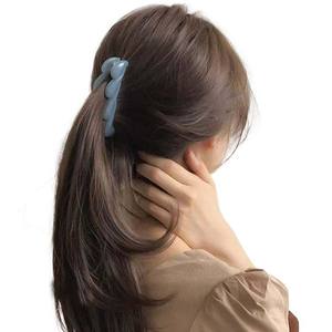 BSCI usine nouvelle tendance épingles à cheveux mat banane grande pince à cheveux français Barrette Vintage esthétique femme filles Accessoires - Product Image 2