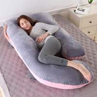 Bon prix Chine Gros 7D Fibre Creuse Corps Complet G Forme Jambes Ventre Grossesse Massage Oreiller Bébé pour Dormir