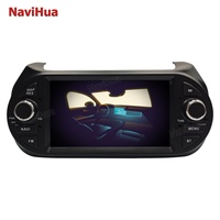 Navihua Écran tactile Android 7 pouces Navigation GPS Stéréo pour Fiat Fiorino 2013 Lecteur DVD multimédia Autoradio Auto Carplay