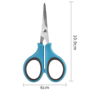 Tijeras de pesca Kang Zhen de 10,9 cm, cortador de línea multifuncional de acero inoxidable para quitar anzuelos de pesca - Product Image 1