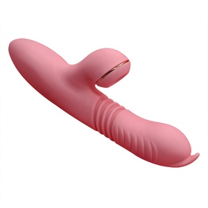 Godemichet télescopique pour femme, jouet sexuel adulte, succion du clitoris, point G, succion, vibrateur chauffant - Product Image 1
