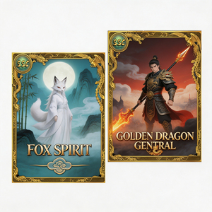 Cartes à collectionner TCG personnalisées, cartes de jeu à collectionner, cartes de personnages, boosters, boîtes de présentation, impression en gros - Product Image 1