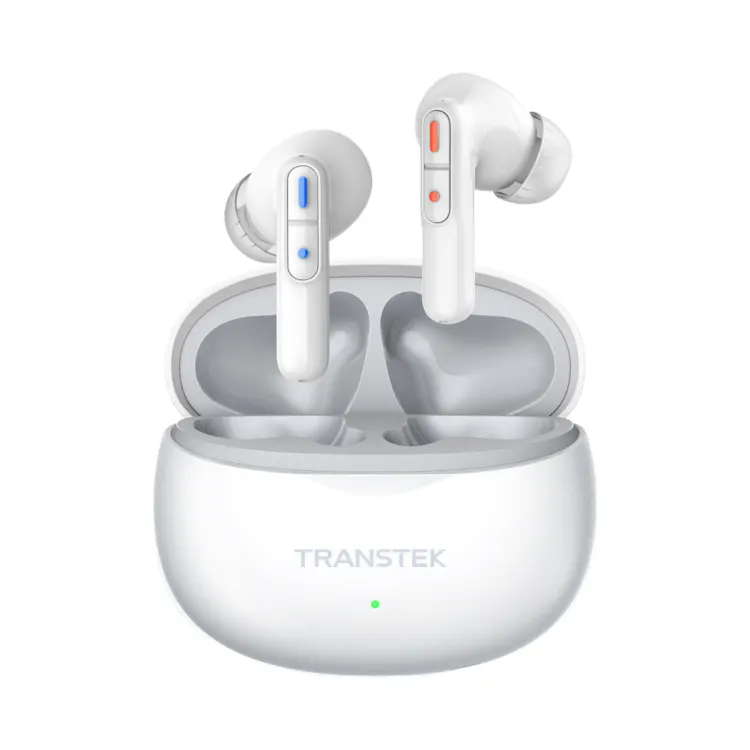 TRANSTEK Wireless Transmission Mini apparecchi acustici cuffie in-Ear invisibili Bluetooth ricaricabili per anziani non udenti